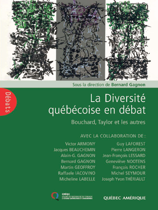 Title details for La Diversité québécoise en débat by Bernard Gagnon (collectif) - Available